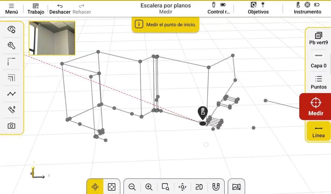 Levantando un espacio 3D