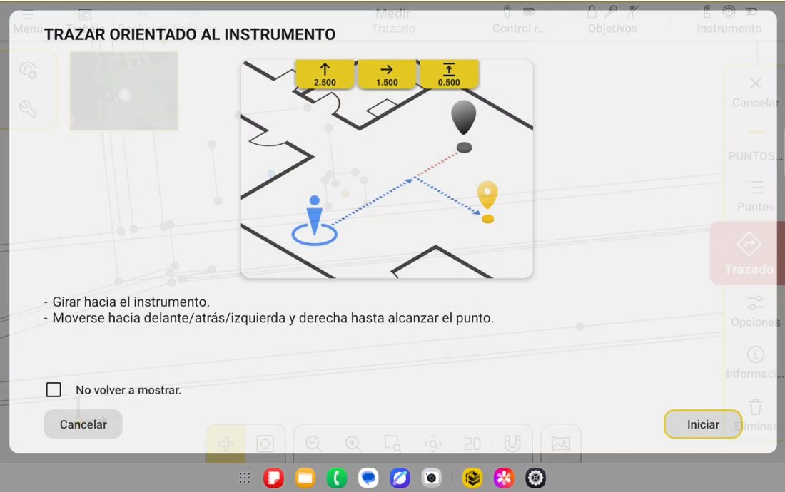 Inicio de replanteo