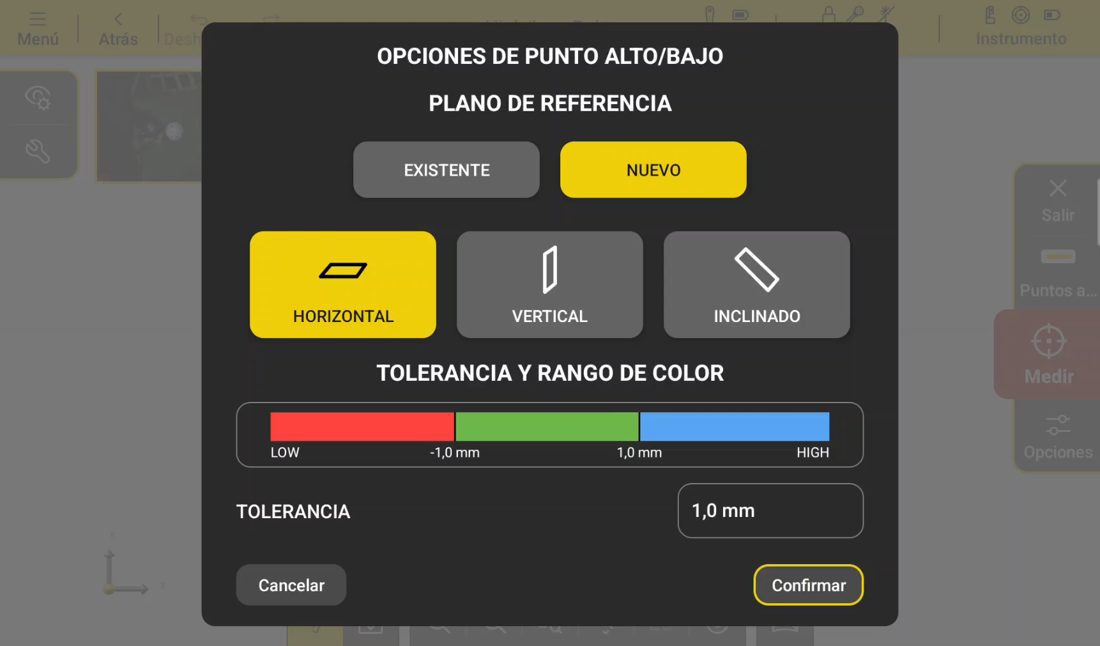 Control de punto alto y bajo